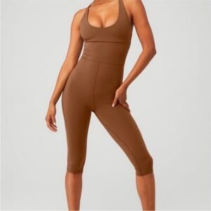 ALO Yoga Cinnamon Physique Onesie